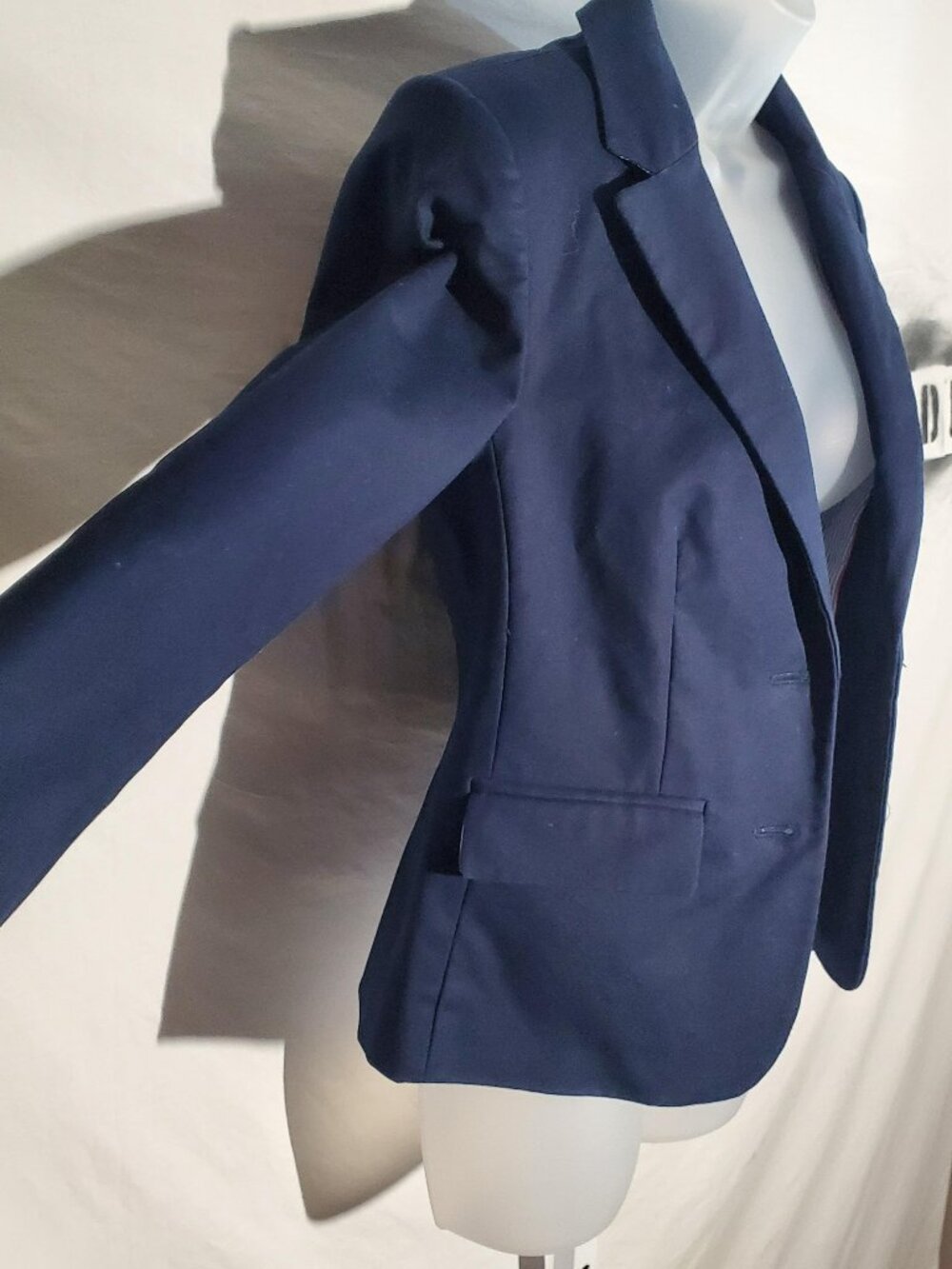 Tommy Hilfiger 2013 Navy Blue Button Blazer Jacket Sz 2 - Shipping Incl